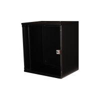 ROLINE Basic - Gehäuse - Set, 540x400 BxT - geeignet für Wandmontage - RAL 9005, Jet Black - 12U - 48.3 cm (19")