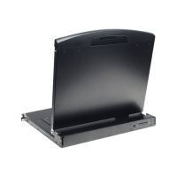 DIGITUS 19" LCD KVM-Konsole, 8-Port VGA, US-Tastatur