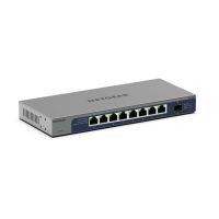 Netgear GS108X - Switch - unmanaged - 8 x 10/100/1000 + 1 x 10 Gb Ethernet SFP+ (Uplink)