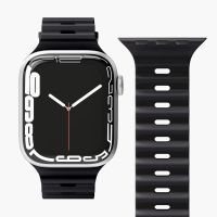 Vonmählen Wave Band, Band, Smartwatch, Schwarz, Apple, Apple Watch 38 mm | 40 mm | 41 mm, Silikon