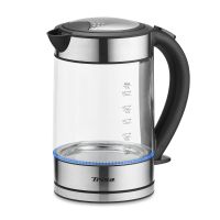 Trisa W5669, 1,7 l, 1850 W, Schwarz, Edelstahl, Glas, Edelstahl, Wasserstandsanzeige, Überhitzungsschutz