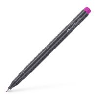 FABER-CASTELL 151634, Purpur, Fein, Schwarz, Purpur, Dreieck, Tinte auf Lebensmittelfarbstoffbasis, Metall
