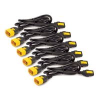 APC Stromkabel-Set (je 6), verriegelbar, C13 auf C14, 1,2 m, 1,2 m, C13-Koppler, C14-Koppler, 10 A