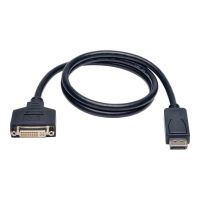 Eaton Tripp Lite Series DisplayPort to DVI Cable Adapter, Converter for DP-M to DVI-I-F, 3 ft. (0.91 m)