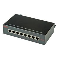 ROLINE Patch Panel - CAT 5e - Schwarz - 8 Ports