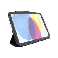 ZAGG Rugged Messenger - Schutzhülle für Tablet - widerstandsfähig - B2B Only, MOQ 1k - Polycarbonat - holzkohlefarben  - für Apple 10.9-inch iPad (10. Generation)