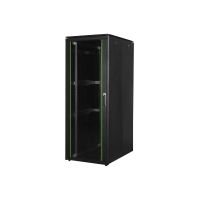 DIGITUS Unique DN-19 47U-8/12-1B - Schrank Netzwerkschrank - Schwarz, RAL 9005 - 47U - 48.3 cm (19")