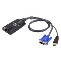 ATEN KA7170, VGA, Schwarz, RJ-45, Männlich/Weiblich, Kunststoff, 100 g