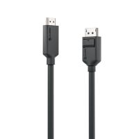 Alogic EL2DPHD4K-02, 2 m, DisplayPort, HDMI, Männlich, Männlich, Gerade
