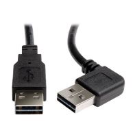 Eaton Tripp Lite Series Universal Reversible USB 2.0 Cable (Right/Left-Angle Reversible A to Reversible A M/M)
