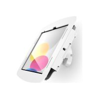 Compulocks iPad 10th-11th (A16) Gen Space Enclosure Bow Tilting Wall Mount White - Befestigungskit (Gehäuse, Kippbare Wandhalterung)
