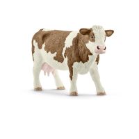 Schleich FARM WORLD Fleckvieh-kuh, 3 Jahr(e), Mehrfarbig, Kunststoff, 1 Stück(e)