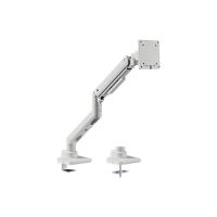 Equip Befestigungskit (Kabeldurchführungsklemme, Schrauben, Klemmhalterung, Tisch-Montagearm) - Gasfeder - für LCD-Display / Curved LCD-Display - schwerlast - Kunststoff, stainless steel, Aluminium - weiß - Bildschirmgröße: 43.2-124.5 cm (17"-49")