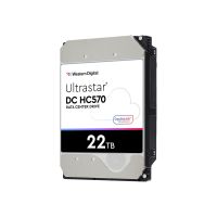 WD Ultrastar DC HC570 - Festplatte - verschlüsselt - 22 TB - intern - 3.5" (8.9 cm)