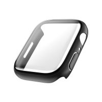 PanzerGlass Bildschirmschutz für Smartwatch - Glas - Rahmenfarbe schwarz - für Apple Watch Series 7 (45 mm)