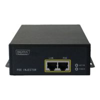 DIGITUS Gigabit Ethernet PoE++ Injektor, 802.3at, 95 W
