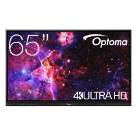 Optoma 3653RK ENI 65" - 4K UHD (3840x2160) multitouch 40pts android/50pts Win - 450cd/m? - 8Go/64Go - 6ms - angle de vision 178°| haut-parleurs 2x20W| USB Type C| Android 14