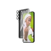 PanzerGlass 3-in-1 Schutzpacket - hintere Abdeckung für Mobiltelefon