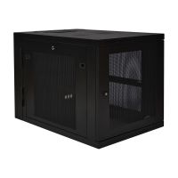 Eaton Tripp Lite Series 12U Wall Mount Rack Enclosure Server Cabinet Hinged 33" Extended Depth - Schrank Netzwerkschrank - geeignet für Wandmontage - Schwarz - 12U - 48.3 cm (19")