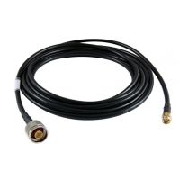 ALLNET ANT-CAB-LMR195-SMAM-NM-1000, 10 m, LMR-195, SMA Male, N-Type Male, Schwarz
