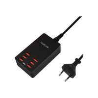 LogiLink Table Charger - Netzteil - 32 Watt - 6.4 A - 6 Ausgabeanschlussstellen (6 x USB)