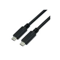 ROLINE 11.02.9065, 3 m, USB C, USB C, USB 3.2 Gen 2 (3.1 Gen 2), 10 Gbit/s, Schwarz