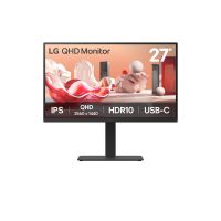 LG 27BA75QB-B.AEU, 68,6 cm (27"), 2560 x 1440 Pixel, Wide Quad HD, LED, 5 ms, Schwarz