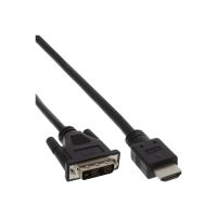 InLine HDMI-DVI Adapterkabel - HDMI Stecker auf DVI 18+1 Stecker - 1m
