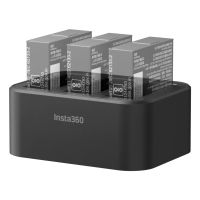 Insta360 Fast Charge Hub, Kamera-Ladegerät, 91 g, Schwarz