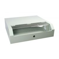 ALLNET 133372, Wandmontiertes Regal, Grau, Stahl, 48,3 cm (19 Zoll), 490 mm, 145 mm