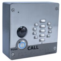 CyberData Systems SIP h.264, Grau, IP65, Tasten, Outdoor, 320 x 240 Pixel, Gleichstrom