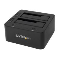 StarTech.com Dual-Bay USB 3.0 to SATA Hard Drive Docking Station, USB Hard Drive Dock, External 2.53.5 SATA IIIIII, SSDHDD Docking Station, Hot-Swap Hard Drive Bay - Top-Loading - Speicher-Controller - 2.5", 3.5" (6.4 cm, 8.9 cm)