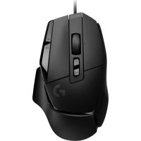 Logitech G G502 X Gaming-Maus + G240 Gaming-Mauspad aus Stoff, rechts, Optisch, USB Typ-A, 25600 DPI, Schwarz
