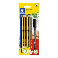 STAEDTLER Noris Set, Multi, Schwarz, Gelb, Hexagonal, Kunst, Grafische Zeichnung, Hobby, Büro, Schule, Technical drawing, Sichtverpackung, 12 Stück(e)