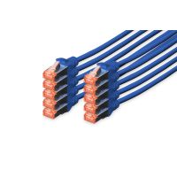 DIGITUS CAT 6 S/FTP Patchkabel, 10 Stück