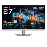 Gigabyte MO27Q2A ICE 27” OLED 2K QHD Gaming-Monitor - 2560 x 1440, 280Hz, 0.03ms, 250 cd/m², FreeSync Premium Pro, DisplayHDR True Black 400, HDMI 2.1, DisplayPort 1.4, 68,6 cm (27"), 2560 x 1440 Pixel, Quad HD, QD-OLED, 0,03 ms, Weiß