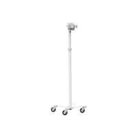 Compulocks Universal Tablet Cling Medical Rolling Kiosk - Wagen - für Tablett - Metall - weiß - Bildschirmgröße: 17.8-33 cm (7"-13")