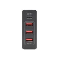 DIGITUS 4-Port Universal USB-Ladeadapter, USB Type-C