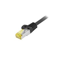 Equip Cat.6A S/FTP Outdoor-Patchkabel, 3,0m, schwarz, 3 m, Cat6a, S/FTP (S-STP), RJ-45, RJ-45, Schwarz
