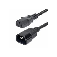 StarTech.com 4.5m Power Extension Cord, C14 to C13, 15A 250V, KEMA-KEUR