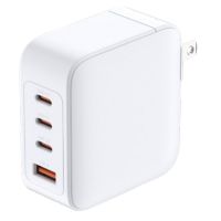 D-Link DCP-101 - Netzteil - GaN - 100 Watt - 5 A - PD 3.0, QC 4.0 - 4 Ausgabeanschlussstellen (3 x USB-C, USB Typ A)