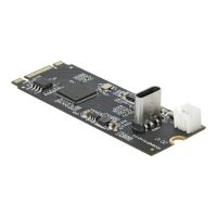 Delock Converter M.2 Key B+M male to USB Type-C - Schnittstellenadapter - PCIe - USB 3.1 (Gen 2)