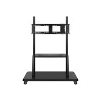 ViewSonic VB-STND-001-2C - Wagen (Wandmontagehalterung) - für interaktives Flachfeld- / LCD-Display - Trolleyständer mit Rollen - Bildschirmgröße: 139.7-248.92 cm (55"-98")