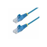 StarTech.com 15m Blue Slim CAT6 Ethernet Cable, Snagless, 28AWG, LSZH - Patch-Kabel - RJ-45 (M)