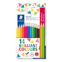 STAEDTLER 157, Schwarz, Blau, Bordeaux, Braun, Grün, Hellblau, Helle Cyan, Malve, Orange, Pfirsich, Rot, Gelb, 14 Stück(e)