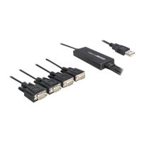 Delock USB 2.0 > 4 x Serial Adapter - Serieller Adapter