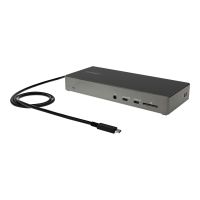 StarTech.com USB-C Dock - Dreifach 4K Monitor - USB Typ-C Dockingstation - 100 W PD 3.0 - DP 1.4 Alt Mode & DSC, 2x DisplayPort 1.4/HDMI 2.0 - 6xUSB (2x 10Gbps)