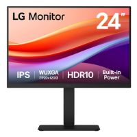 LG 24BA55W-B, 61 cm (24"), 1920 x 1200 Pixel, WUXGA, 5 ms, Schwarz