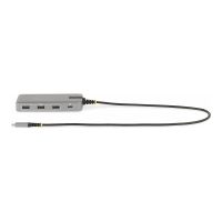 StarTech.com USB-C Triple-Monitor Multiport Adapter, Dual 4K 60Hz + 4k 30Hz HDMI & DisplayPort, 3-Port USB 10Gbps Hub, 100W Power Delivery Pass-Through, GbE, 2ft Cable, Mini Dock - Travel Laptop Docking Station (117B-USBC-MULTIPORT)