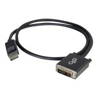 C2G 2m DisplayPort to Single Link DVI-D Adapter Cable M/M - DP to DVI - Black - DisplayPort-Kabel - DisplayPort (M)
